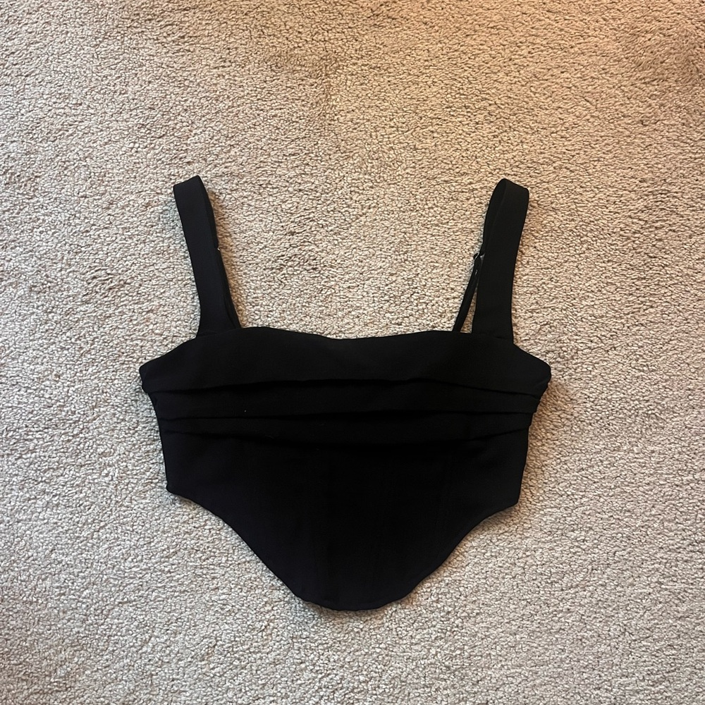 Forever 21 Black Crop Top